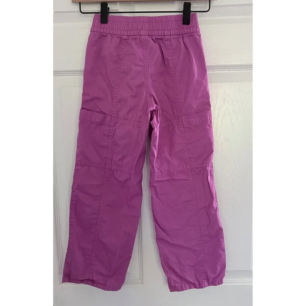 Gap Kids Pants Bundle Size S Purple Cargo and Red Wide Leg Jersey